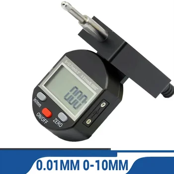 0-10MM Verticale Electronic Display Digital, Indicator cu Cadran 0,01 MM Vertical Indicator Metru Orizontală A Detectarea Sticlei