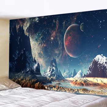 1 buc Galaxy Tapiserie de Perete Art Decor Pătură Cortina Agățat de Acasa, Dormitor, Camera de zi de Decorare