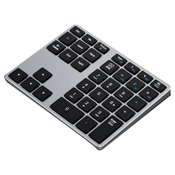 1 Set 35 Tastele Tastaturii Numerice Subțire Portabil Bluetooth Numpad Pentru Laptop, Mac,PC, Desktop