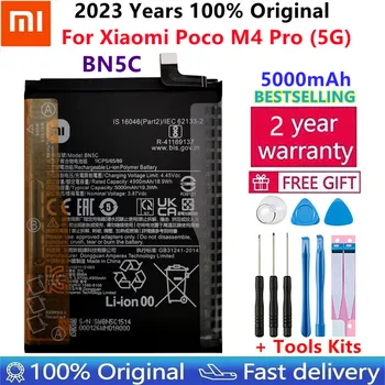 100% Original, Nou, de Înaltă Calitate Xiao Mi BN5C Înlocuirea Bateriei Telefonului Pentru Xiaomi Poco M4 Pro 5G M4pro 5000mAh Baterii Bateria