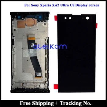 100% testate Clasa AAA Pentru Sony Xperia XA2 Ultra C8 Display LCD Pentru Sony Xperia C8 XA2 Ultra Touch Screen Digitizer Asamblare