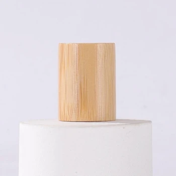 16mm Naturale de Bambus Capac pentru Role Sticla de Bambus, Lemn Șurub Capac pentru Ulei Esential de Sticla Returnabile Cosmetice, Ambalaj Sticla