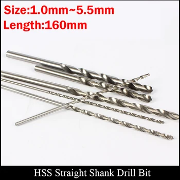 1bucată 1.75 mm diametru exterior 100 mm Lungime Suplimentar Plastic Metal Lemn de Mare Viteză din Oțel HSS Direct Shank Twist Drill Bit