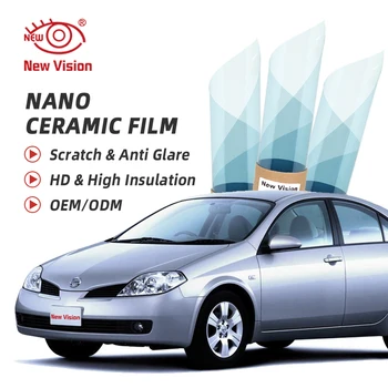 1mX6m IR80% UV99% Nano Ceramic Film Soare Solar Protectie UV Auto Fereastră Tentă Folie Anti-glare Mare de Izolare Sticlă Autocolant