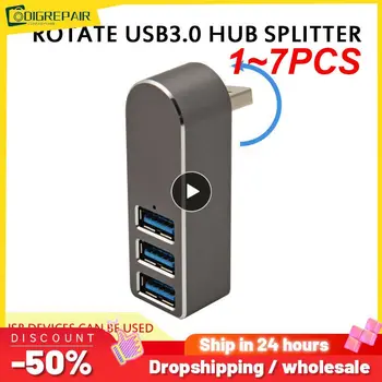 1~7PCS Rotație HUB USB 3.0 Splitter Usb 4 Port Hub Expander Compatibil Cu mai Multe Urmand 5Gbps de Mare viteză de Transmisie