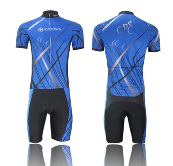 2016 Laser Albastru Sport Echipa de Ciclism de îmbrăcăminte Ciclism Jersey cu Bicicleta tricouri Biciclete de Top Ciclism purta Respirabil respirabil