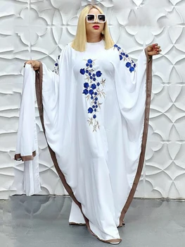 2023 Albe De Vara Rochii Pentru Femei Dubai Africane Tradiționale De Broderie Îmbrăcăminte Hijab Abayas Mânecă Lungă Pierde Boubou Îmbrăcăminte