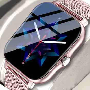 2023 Ceas Inteligent Pentru Barbati Femei Cadou Ecran Tactil Complet De Fitness Sport Ceasuri Bluetooth Apeluri Digital Ceas Smartwatch