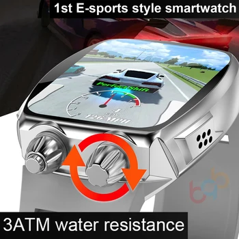 2023 Noi LA88 Dinte Suna Ceasul Inteligent Bărbați IP68 apă până la 3atm rezistent la apa Heart Rate Monitor de Sport în aer liber Tracker de Fitness Smartwatch
