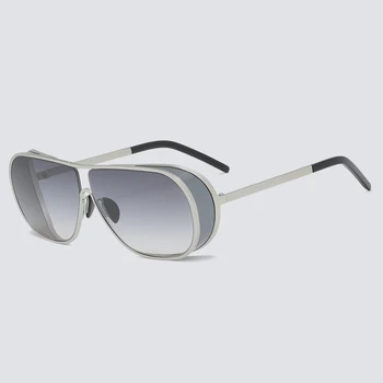 2023 nou de înaltă calitate de moda ochi de pisică titan pur integrat ochelari de soare barbati top designer de moda ochelari UV400 în aer liber handm
