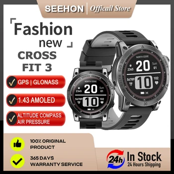 2023 Nou GPS Ceasuri Barbati Sport Inteligent Watch HD AMOLED 50M ATM Altimetru Barometru Busola Smartwatch pentru Bărbați