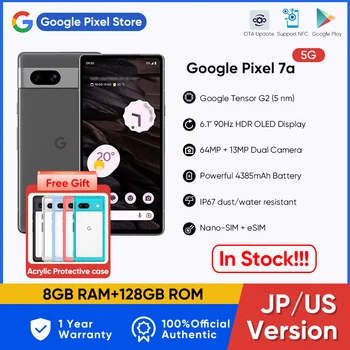 2023 NOUL Google Pixel 7A 5G Smartphone Google Tensor G2 Octa Core 8GB, 128GB 6.1
