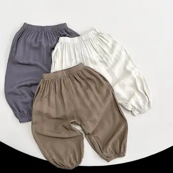 2023 Vara Noi Copii Pantaloni Largi De Moda Băieți Epocă De Țânțari Dovada Pantaloni Solid Fete Largi Picior Pantaloni Copii, Haine Casual