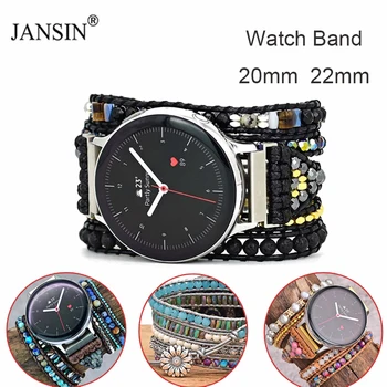 20mm 22mm curea de ceas Pentru Samsung Galaxy watch 5 4 Femei Nailon Împletite Bijuterii boemia Bratara Pentru Huawei Amazfit Bip GT/2/GT 2E