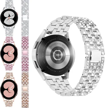 20mm 22mm Diamant Trupa pentru Samsung Galaxy Watch 5/pro/4/Clasic/46mm/42mm/watchbands Brățară de Metal Amazfit GTR/GTS 2/2e/3 Curea