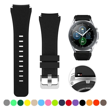 22mm curea de ceas Pentru samsung Galaxy watch 3/45mm/46mm/de Viteze S3 Silicon bratara smartwatch Huawei Watch Gt/2/3 Pro curea