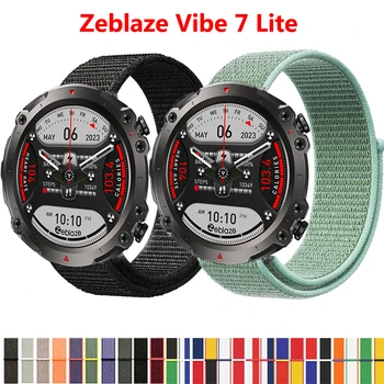 22mm Nailon Bucla Curea pentru Zeblaze Vibe 7 Lite Pro Smartwatch Replacment Bratara Sport Watchband Correa pentru Zeblaze Vibe Band 7