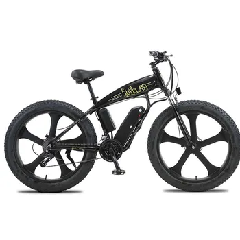 26 inch, cadru din aliaj de aluminiu pentru biciclete electrice, 27 de viteza, anvelope, plaja, baterie cu litiu, rezistent, durabil