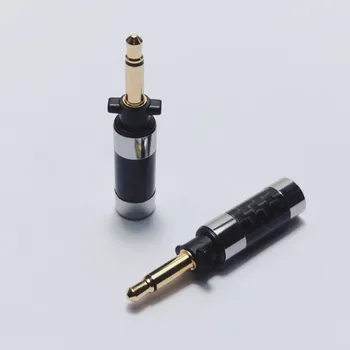 3.5 mm Mono Plug Căști Conector Pentru Final pandora SONOR VIII 6/8/10 D8000PRO IV VI Hifi Căști Audio Jack Placat cu Aur
