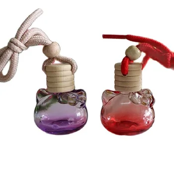 30pcs/lot Creative Sticlă Sticla de Parfum, Mașină Stea Pandent Parfum Recipient Gol de Sticlă pentru Cosmetice, Festivalul de Cadouri