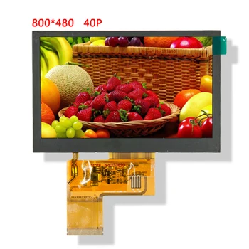 4.3 Inch TFT 800*480 800x480 Pixeli IPS 24BIT RGB Interfață Touch Pentru 3C Record Logger Înregistrator