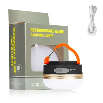4 Pack LED Felinar Camping Corturi lampa de 1800mAh Portabil Camping Lumini în aer liber, Drumeții Noapte Agățat lampa USB Reîncărcabilă