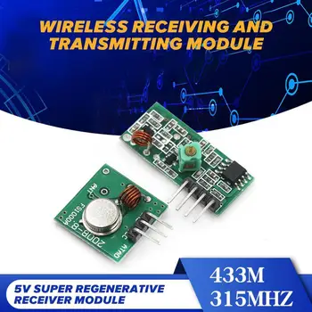 433MHZ/315MHZ Frecvența Modul de recepție Wireless/wireless Super Regenerarea Modul de Transmitere 315M/433M M7P8