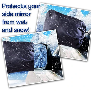 4buc Shielder Oglinda de la Masina de Apărare Shielders Masca Cadou Vânt Zăpadă Ploios
