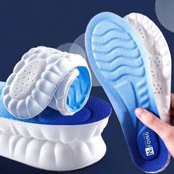 4D Pantofi de Sport Insoles Super Moale Respirabil, Înaltă elasticitate Absorbție de Șoc Pantof de Alergare Pad pentru Barbati Femei Insertii Ortopedice