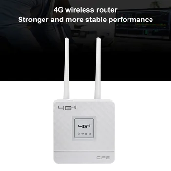 4G CPE Wireless de 150Mbps Router Wifi Modem LTE Router Antene Externe cu Port RJ45 și Slot pentru Card SIM NOI Un Plug