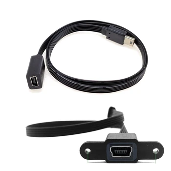 5 CM 10 CM 20 CM 30 CM 50CM MINI USB 5 pini la mufa de Sincronizare de Date Incarcator Cablu de Extensie Pentru masina recorder GPS Navigator