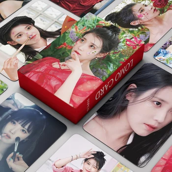 55PCS Kpop UI Photocards UI 2023 Salutări Sezon Lomo Cărți Poștale Lee Ji Eun Carduri Foto de Înaltă Calitate de Colectare