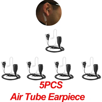 5pcs Pin ASV MICROFON Cască sub Acoperire Acustic Tub In-ear Cască Pentru Kenwood TYT Baofeng UV-5R BF-888S walkie talkie Accesorii