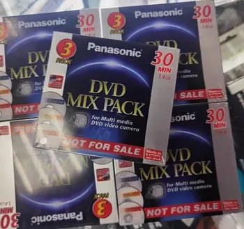 8Cm Mini DVD se AMESTECĂ 3 BUC/PACK, Inclusiv DVD-R, DVD-RAM Și DVD-RW 1.4 GB 30MIN