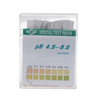 A2UD 100 Benzi 4.5-9 PH Alcalin Acid Hârtie Apă Saliva Turnesol Testare