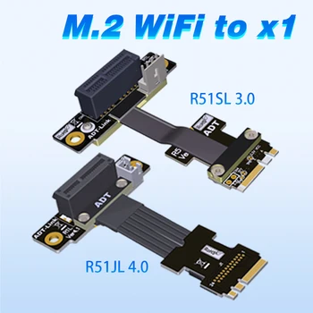 ADT R51SL R51JL Coloană M. 2 unitati solid state WiFi A. E-Cheie Pentru PCIe 3.0 4.0 X1 Extender Adaptor Cablu de Extensie PCI Express PCI-E 1x 5cm - 100cm
