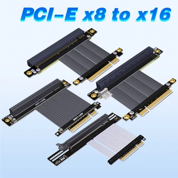ADT Riser PCI-E 3.0 4.0 X8 La X16 Cablu de Extensie Extender PCI Express 8x, 16x Suport AMD Grafică NVIDIA placile Video RTX3060