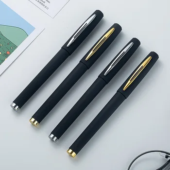 Afaceri Semnătură De Pix Personalizat De Imprimare Negru Rollerball Pen Publicitate Apă Pen Pix Personalizat Pen Gravură