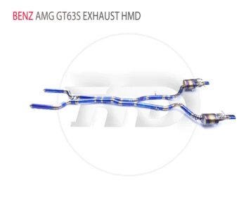 Aliaj de titan Țeava de Eșapament a Galeriei de Burlan este Potrivit pentru BENZ AMG GT63S Modificare Auto Electronice Valve