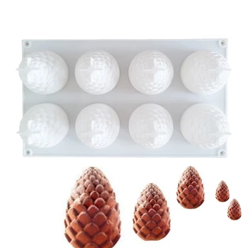 Ananas Tort de Mucegai Silicon 3D Spuma de Săpun Manual Tort, Jeleu, Tartă de Ou, Pâine cu Mucegai, Instrument de Copt