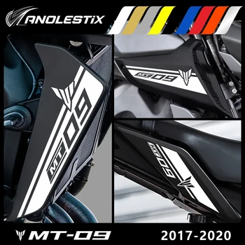 AnoleStix Reflectorizante Motocicleta Carenaj Radiator Radiator capac lateral autocolante Set Pentru YAMAHA MT09 MT-09 SP 2017 2018 2019 2020