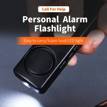 Auto-Apărare Alarma 120dB Securitate Proteja de Alertă Tipe Tare de Alarmă de Urgență Breloc de Siguranță Personală pentru Femei, Copil Bătrân Fata