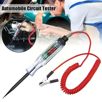 Auto Circuit Tester Pen de la 3v la 6v 12v 24v 70v Tensiune Tester Tester de Lumină de Siguranță Pen Vehicul Auto de Testare a Circuitului de Sonda Ecartament Z9v6