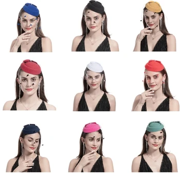 Bowknot Top Hat Forma Agrafe Adolescenți Colorate de Par Clip Bowknot Pălărie de Top Frizură Y2k Stil de Par Clip pentru Adolescenti