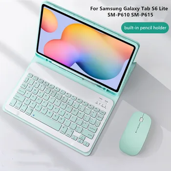 Caz de tastatură pentru Samsung Galaxy Tab S6 Lite 10.4 SM-P610 P615 P610 P615 Shell Funda pentru Tab S6 Lite husa pentru Tableta cu Tastatura