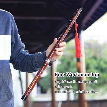 Chineză Flaut de Bambus Instrument Muzical de Suflat din lemn lucrate Manual pentru Student Incepator Profesioniști de Performanță de Joc