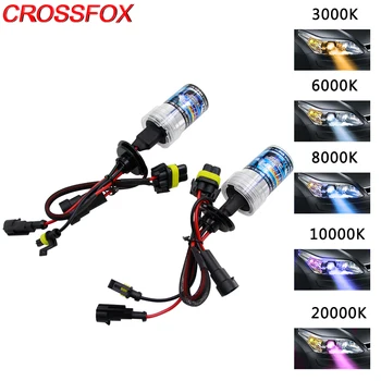 CROSSFOX 2 buc 55W Xenon H1, H7 H11 H3 H13 9005 9006 9004 9007 880 Bec Far Auto de Lumină Farurile HID Xenon 3000k - 12000K