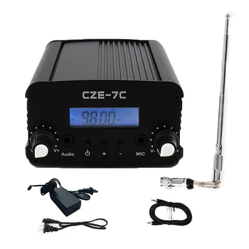 CZE-7W 7Watts fără Fir Transmițător Radio FM Stereo Radio Stație de emisie pentru Campus, Drive-in Biserica, Cinematografe