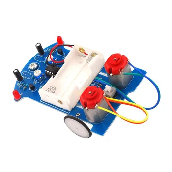 D2-5 Auto Inteligent Linie Automata Următoarele Robot Practică Lipit de Învățare Electronică Kit Auto Inteligent Proiect Copii DIY Electronice
