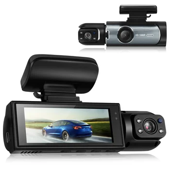Dash Cam 316 Inch 1080P cu Unghi Larg Dual Lens Fata Spate aparat de Fotografiat Senzor G de Conducere Auto Recorder